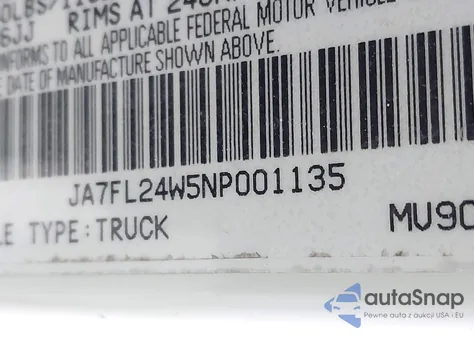 1992 Mitsubishi Mighty Max / S from USA, damaged, VIN JA7FL24W5NP001135